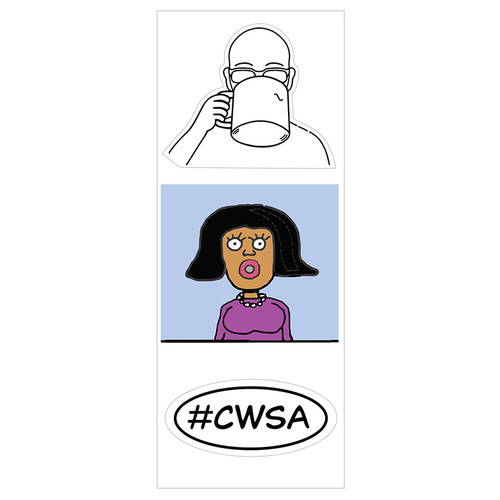 #CWSA - Scott Adams Stickers (10-Sheet) 